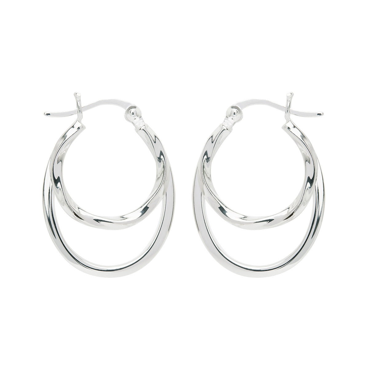 NAJO Sea of Change Silver Hoop Earrings