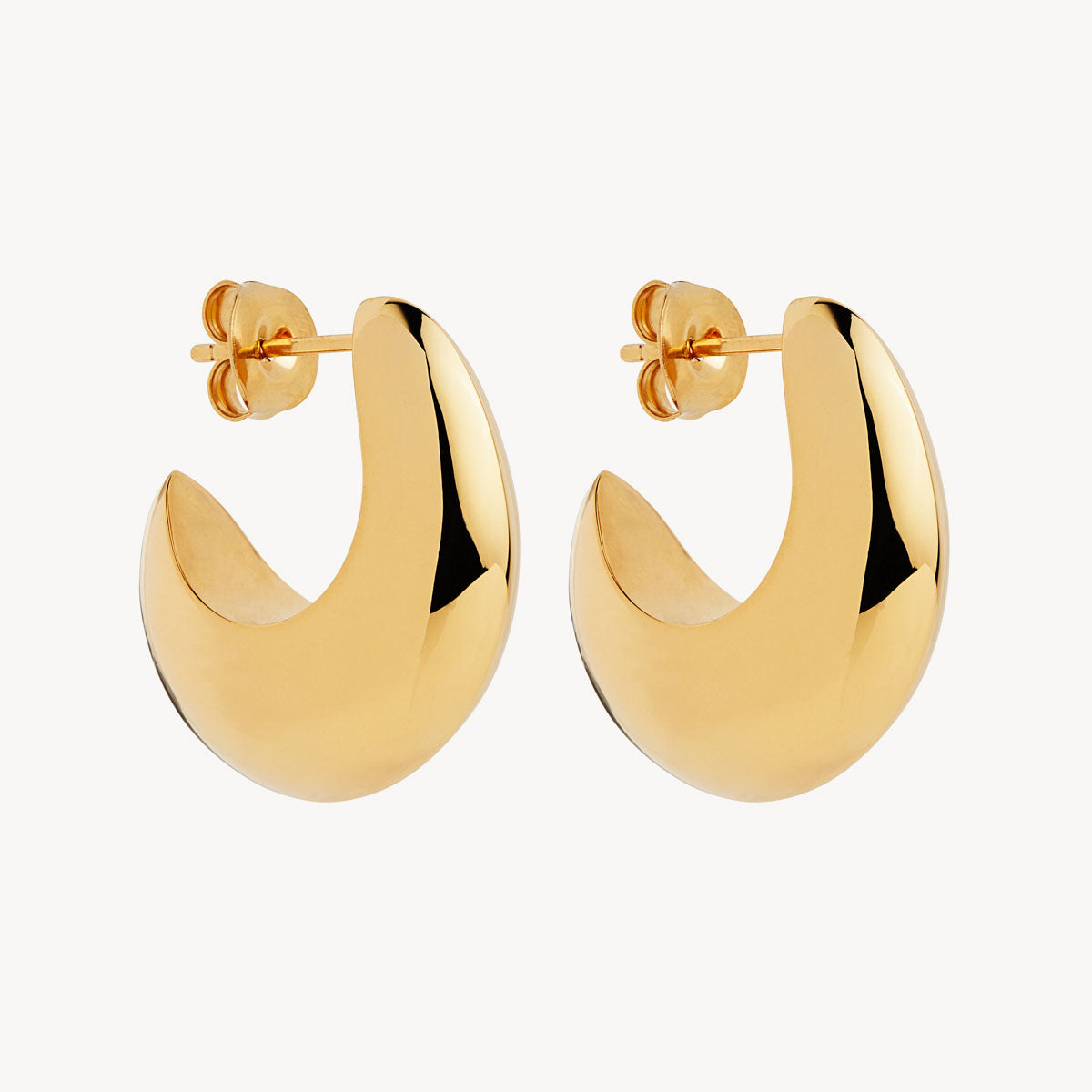 Najo Umbra Earrings - Yellow Gold