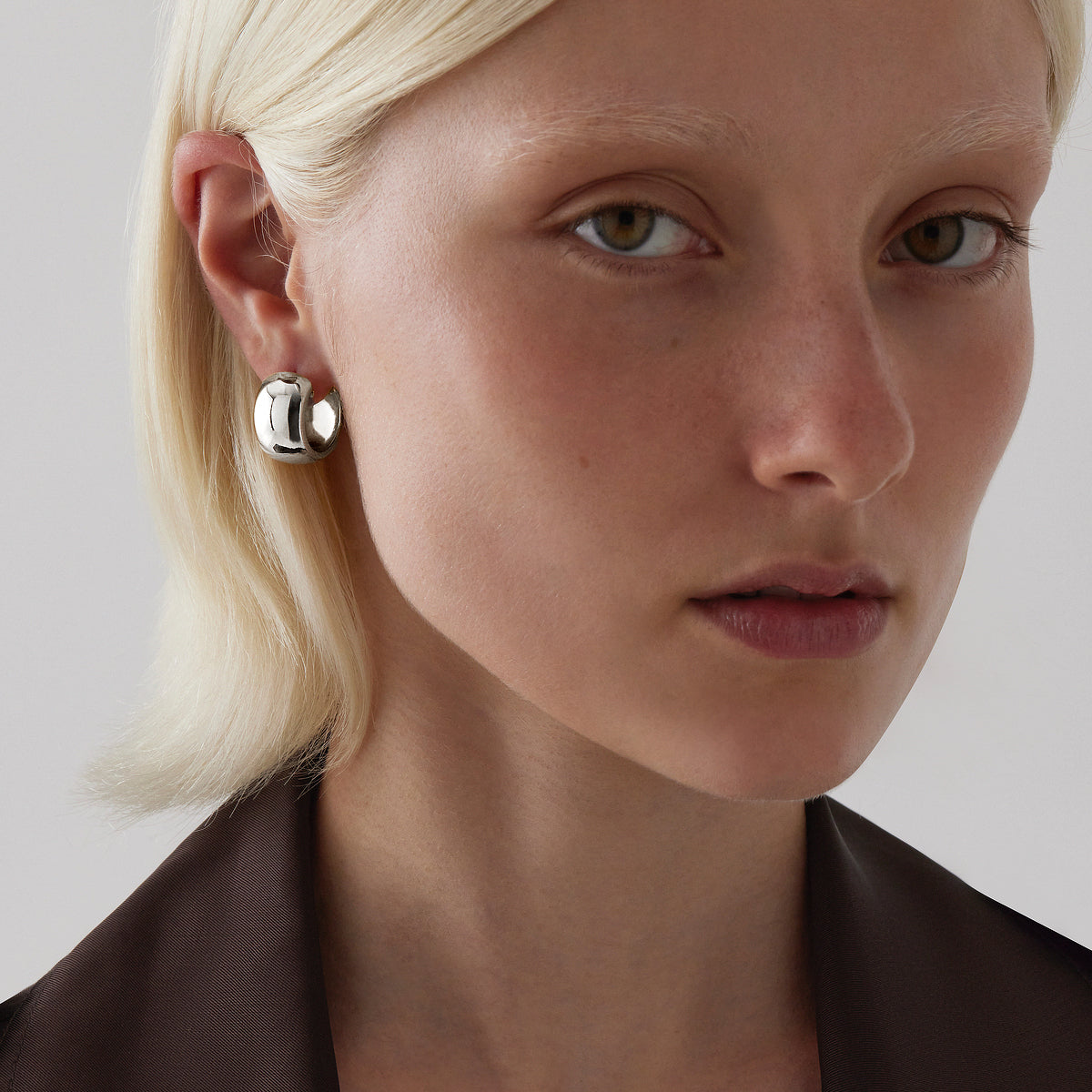 Najo Daynight Huggie Earrings - Sterling Silver