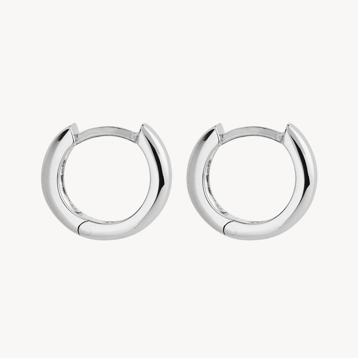 Najo Carrousel Huggie Earrings - Sterling Silver