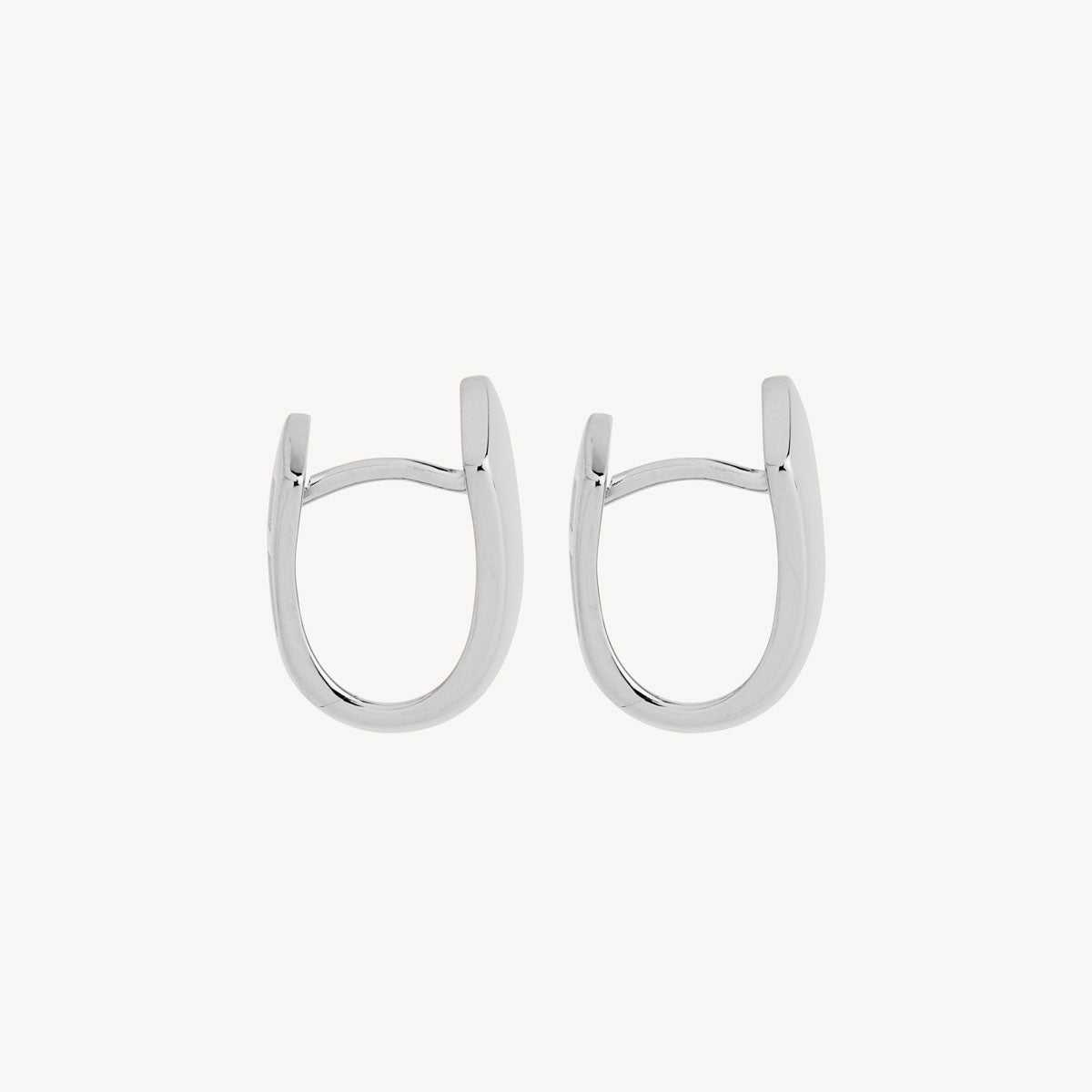 Najo Versailles Huggie Earrings - Sterling Silver
