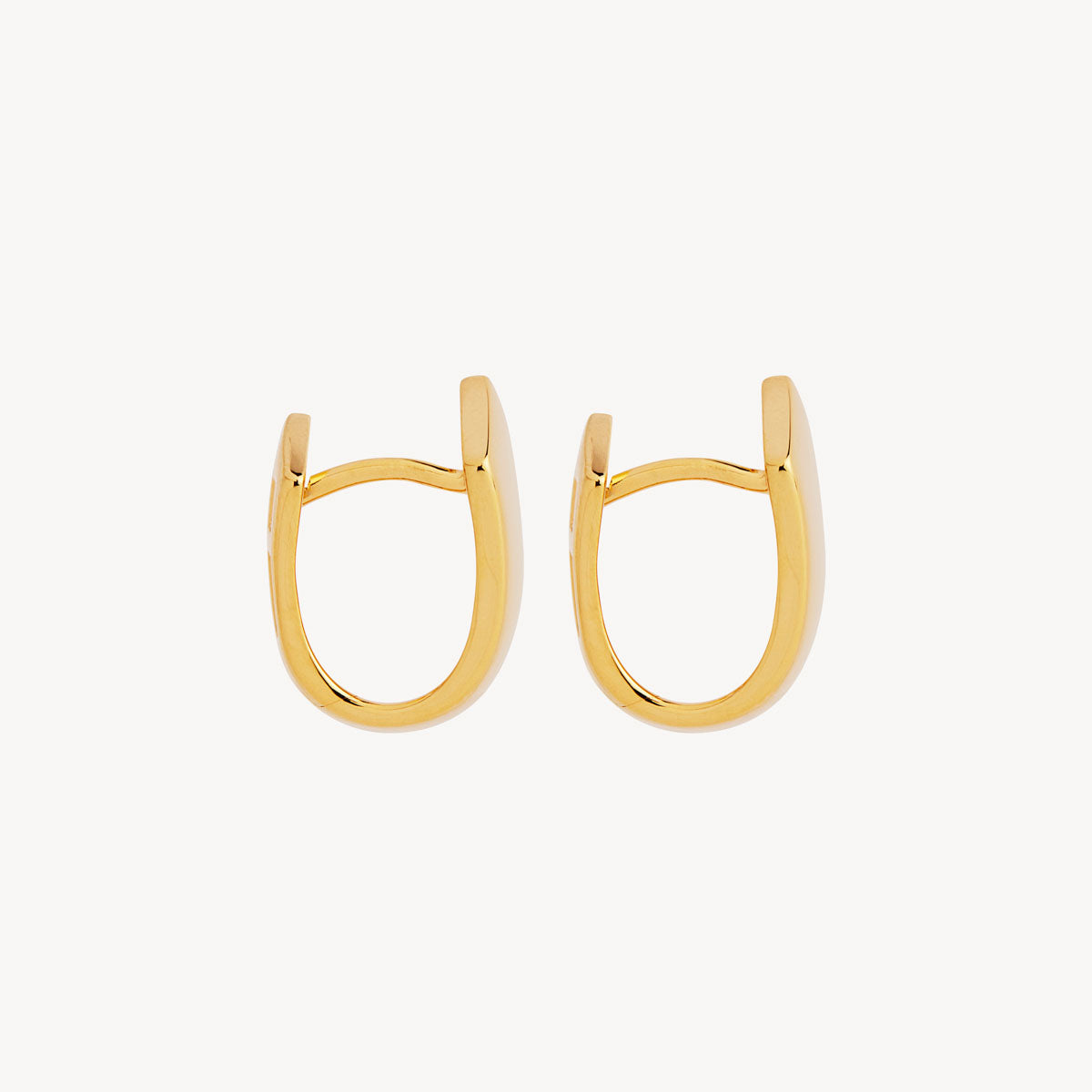 Najo Versailles Huggie Earrings - Yellow Gold