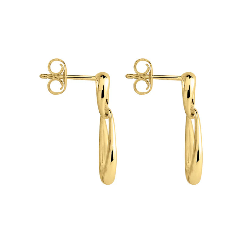 Najo Vivante Petite Earrings - Yellow Gold