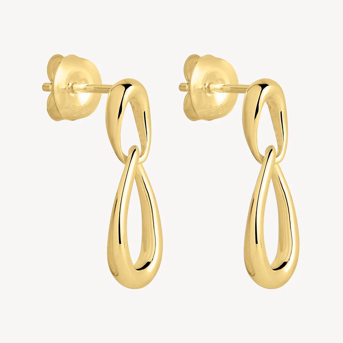Najo Vivante Petite Earrings - Yellow Gold