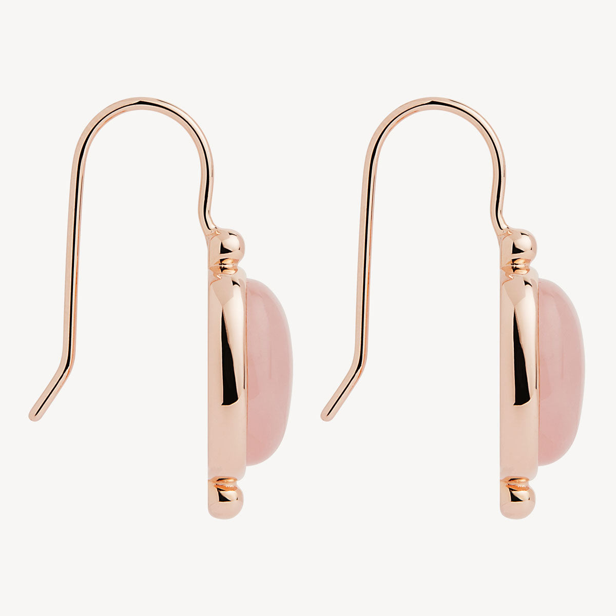 Najo Fleur Rose Quartz Earrings