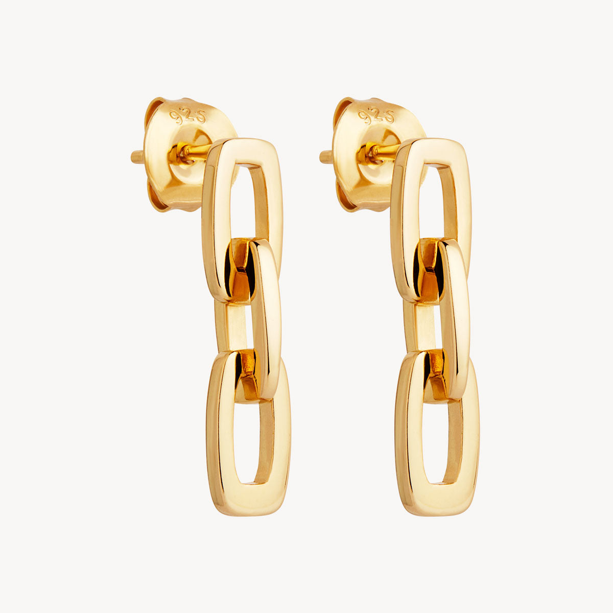 Najo Marchioness Chain Earrings - Yellow Gold