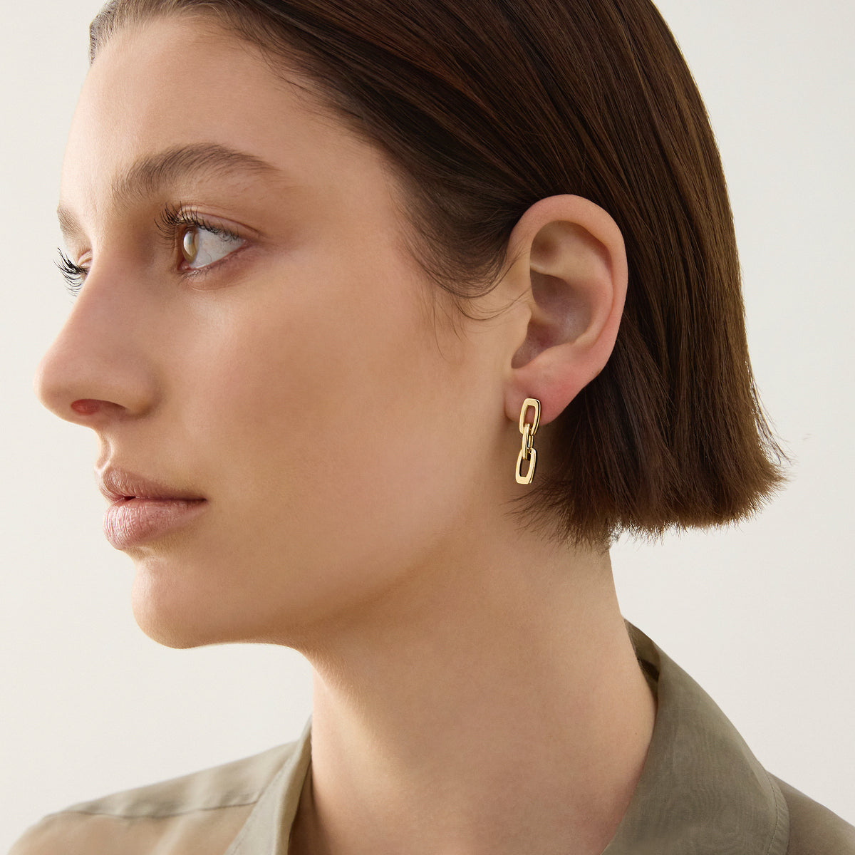 Najo Marchioness Chain Earrings - Yellow Gold