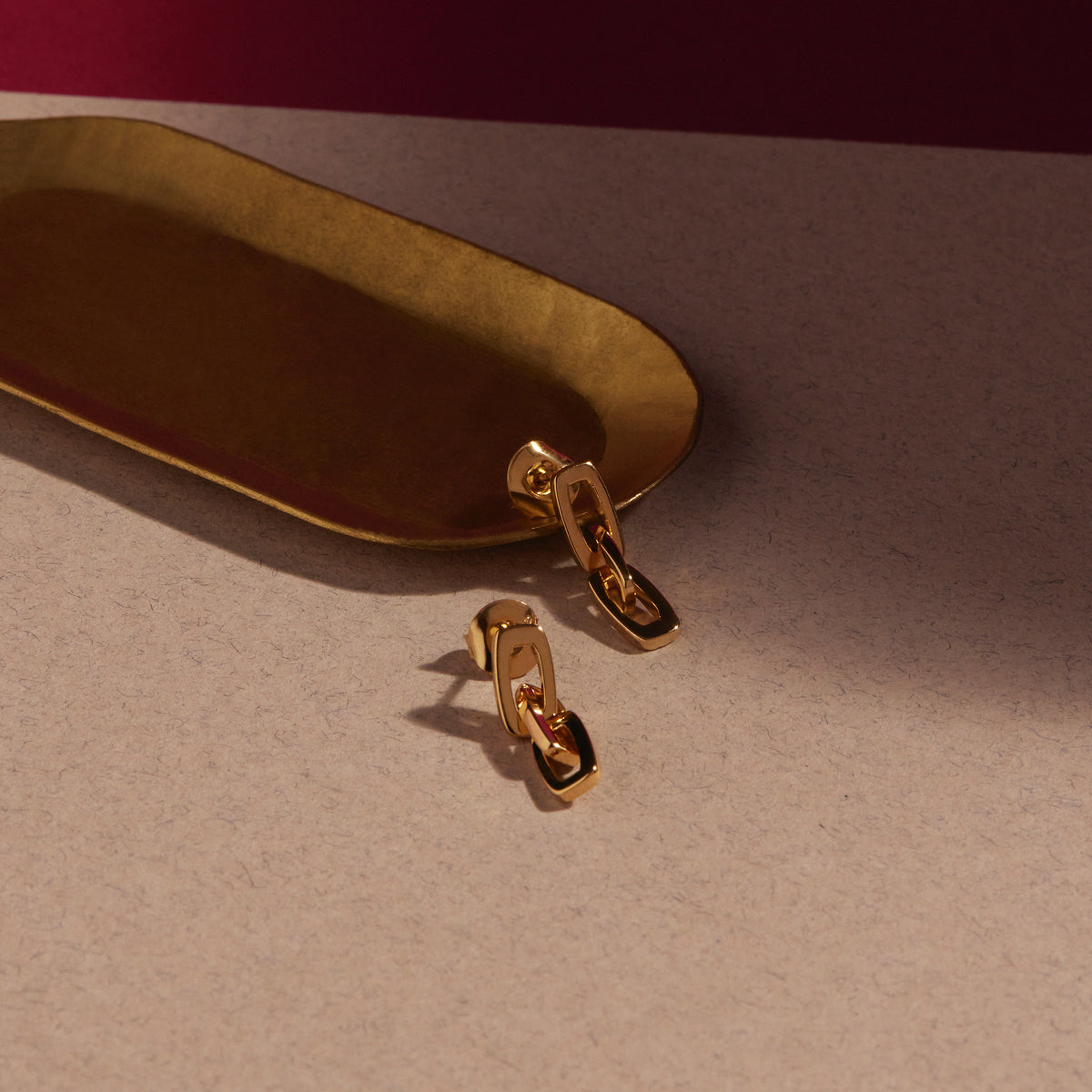 Najo Marchioness Chain Earrings - Yellow Gold