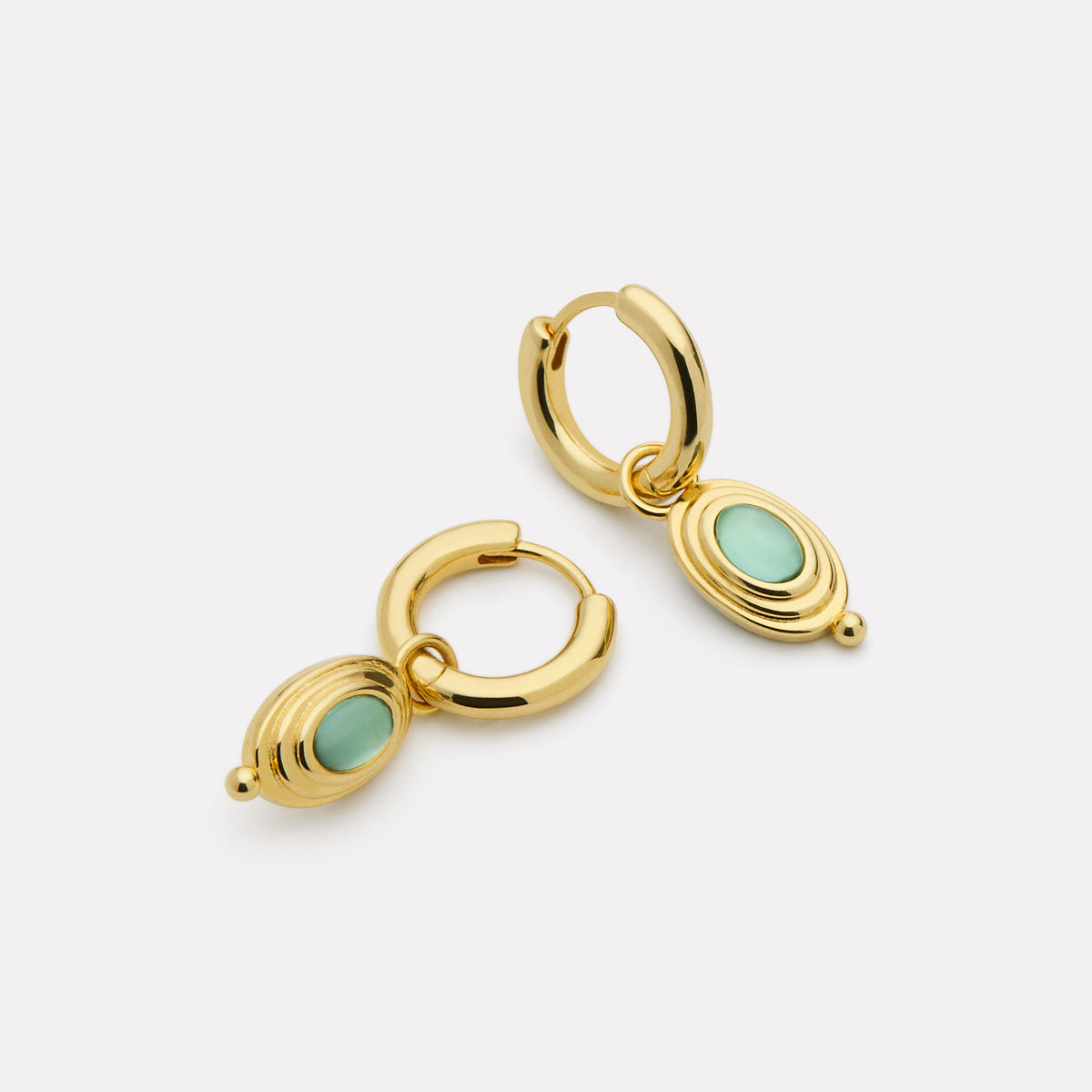 Najo Horizon Blue Topaz Earrings