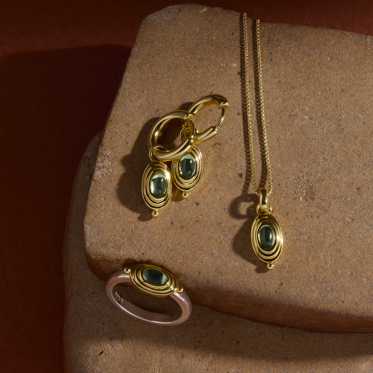 Najo Horizon Blue Topaz Earrings