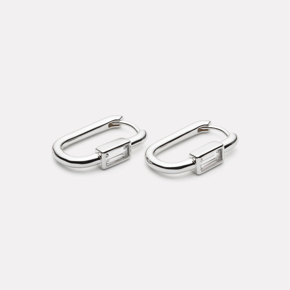 Najo Skye Cubic Zirconia Earrings - Sterling Silver