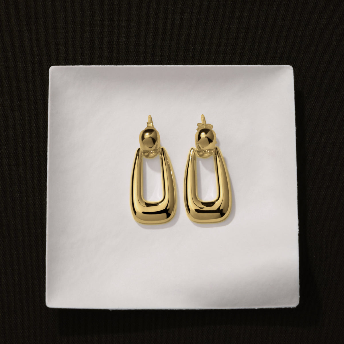 Najo Haze Earrings - Yellow Gold