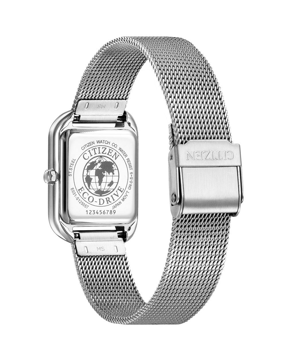 Citizen Eco-Drive Silver Mesh Women's Watch EM0491-81D