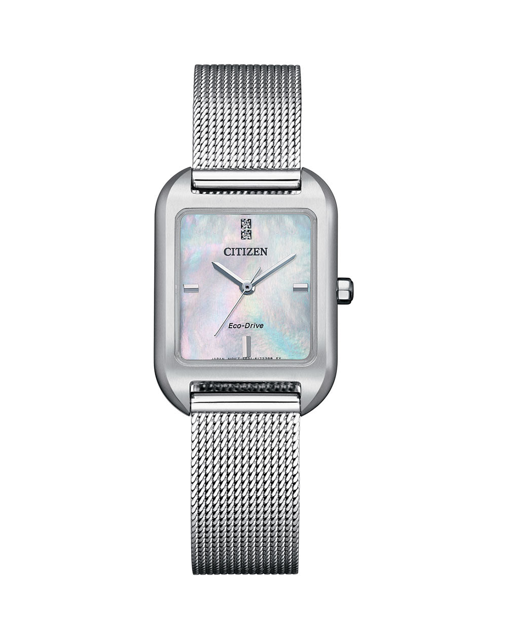 Citizen Eco-Drive Silver Mesh Women's Watch EM0491-81D
