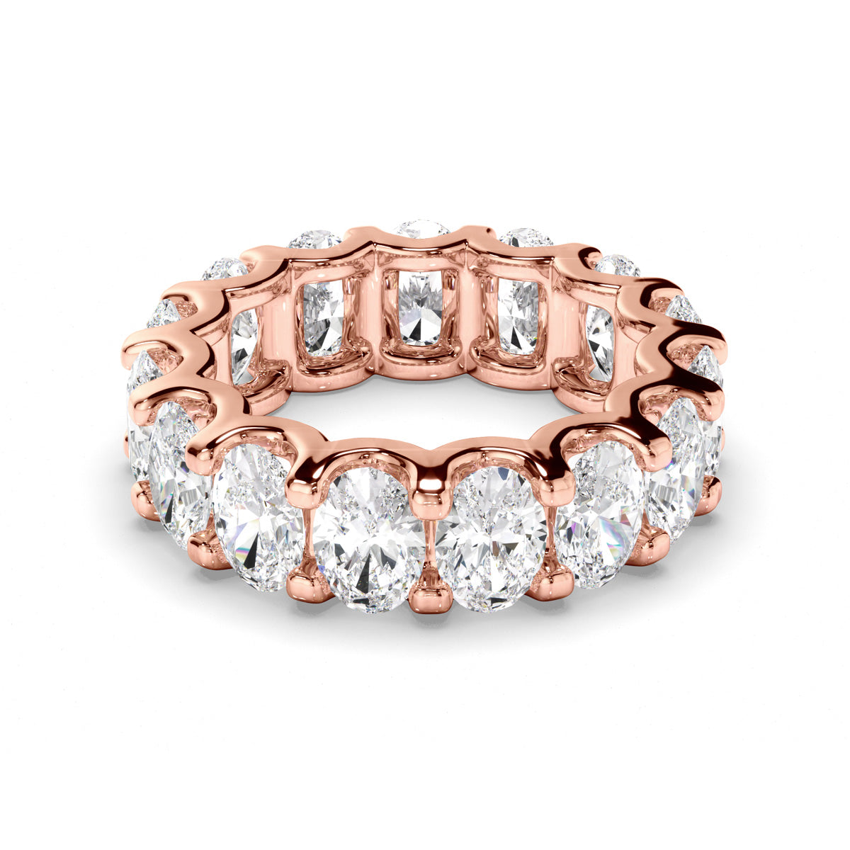 Oval Cut Diamond Eternity Ring