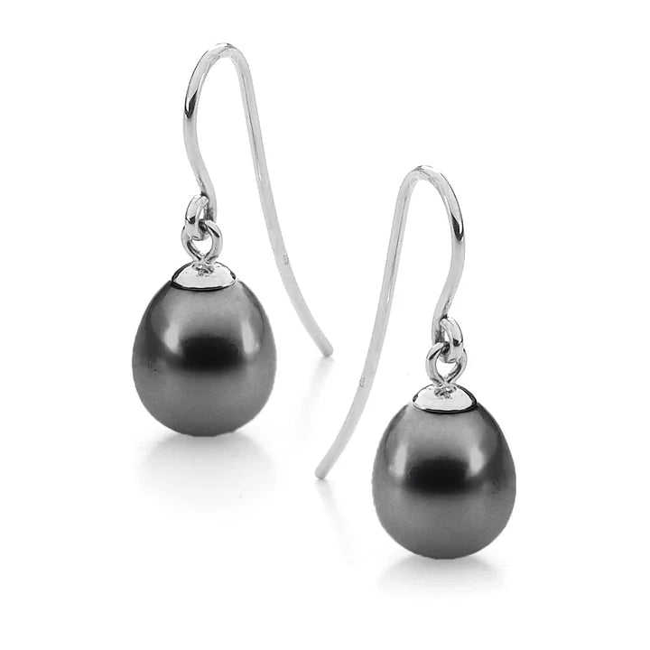 IKECHO Dyed Grey Shepherd Hook Earrings