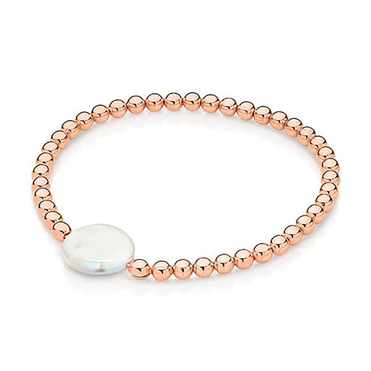 Rose Gold Plated Pearl Grace Bracelet