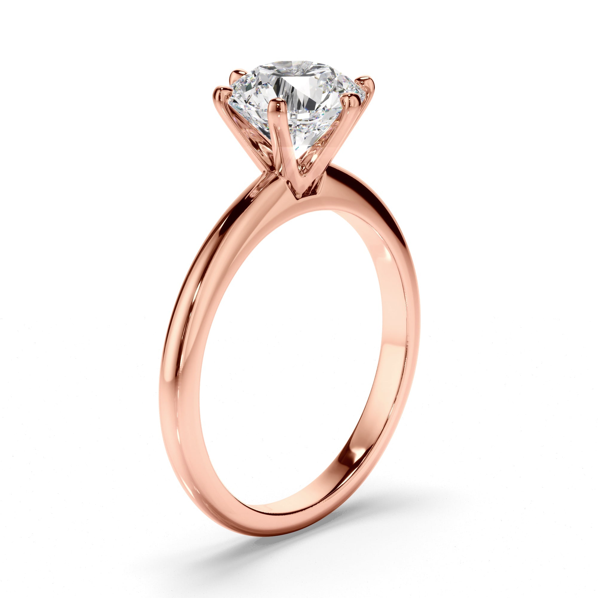 Round Brilliant Cut Diamond Solitaire Engagement Ring