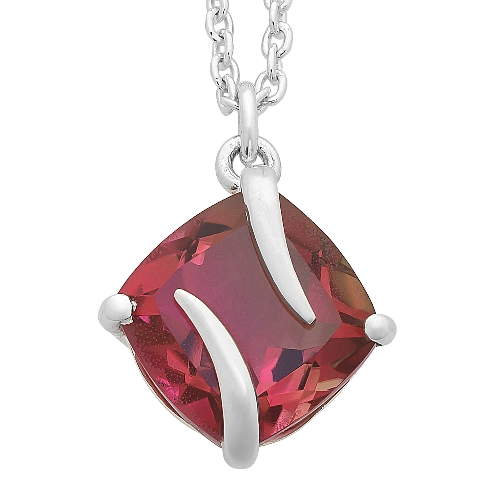 Sterling Silver Tourmaline Pendant