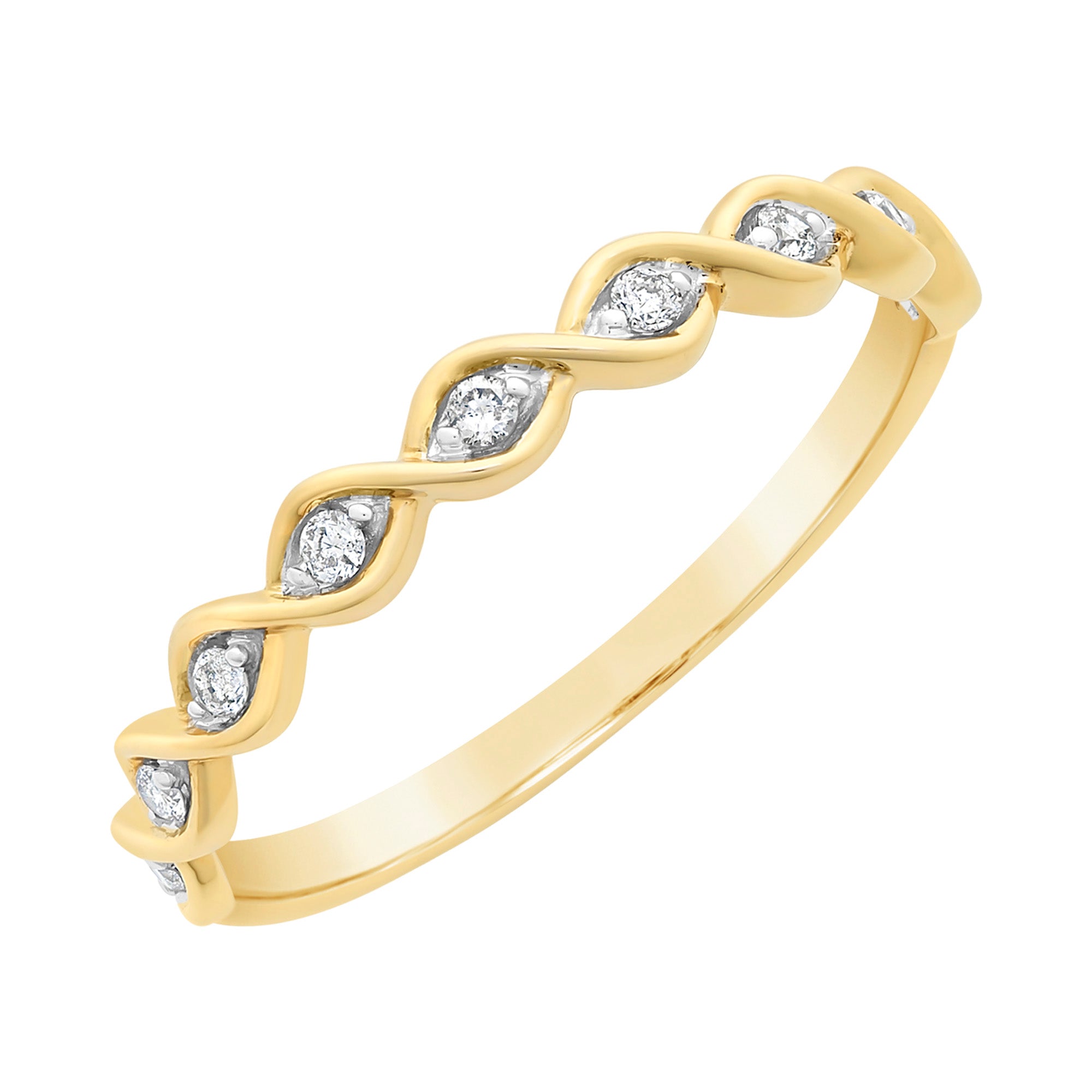 9ct Gold 0.09ct Diamond Ring
