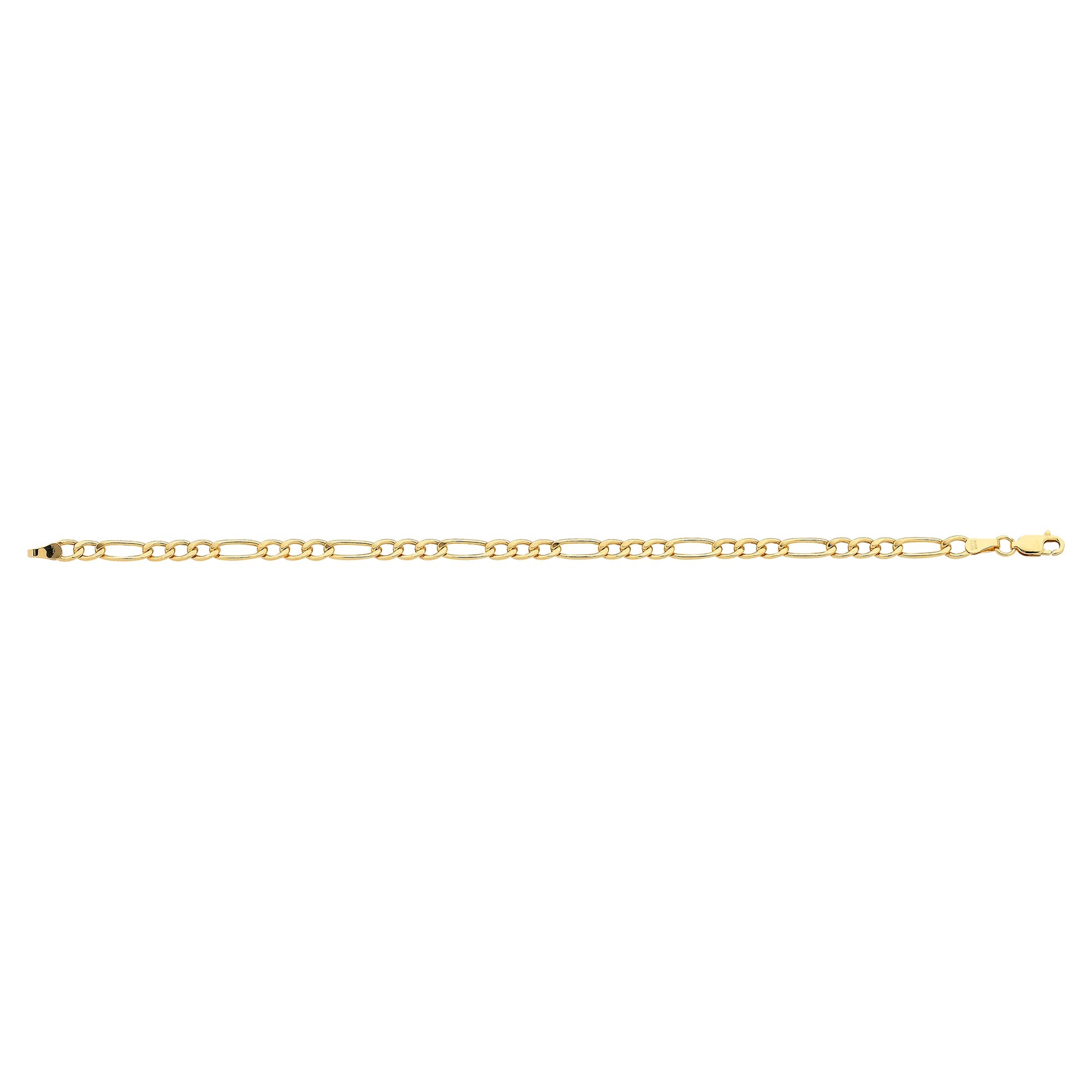 9ct Gold Silver Filled 19cm Bracelet
