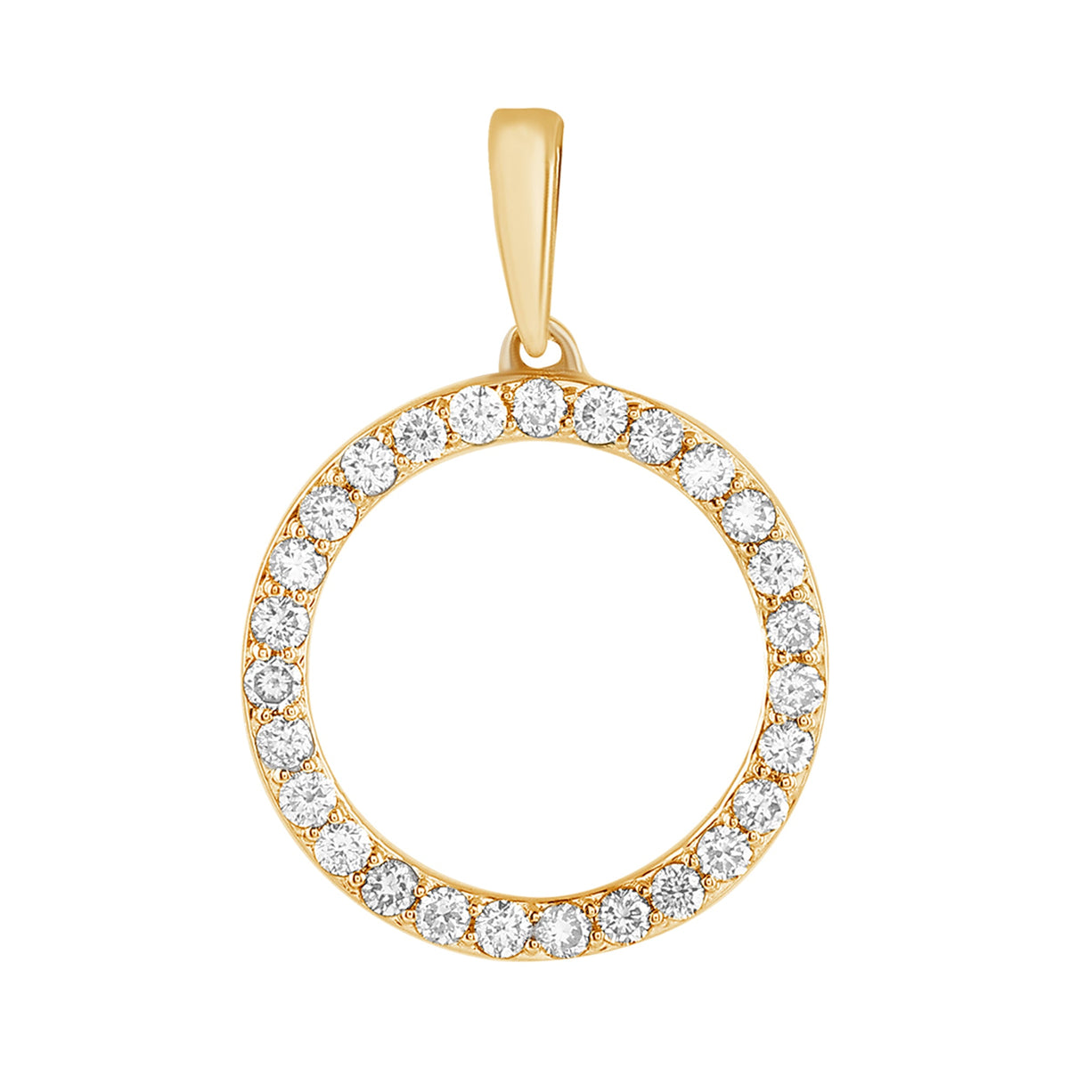 9ct Gold 0.33ct Lab Grown Diamond Pendant