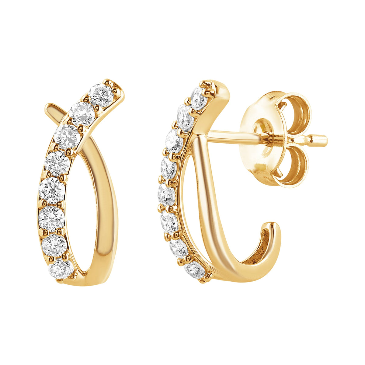 9ct Gold 0.33ct TDW Lab Grown Diamond Earrings