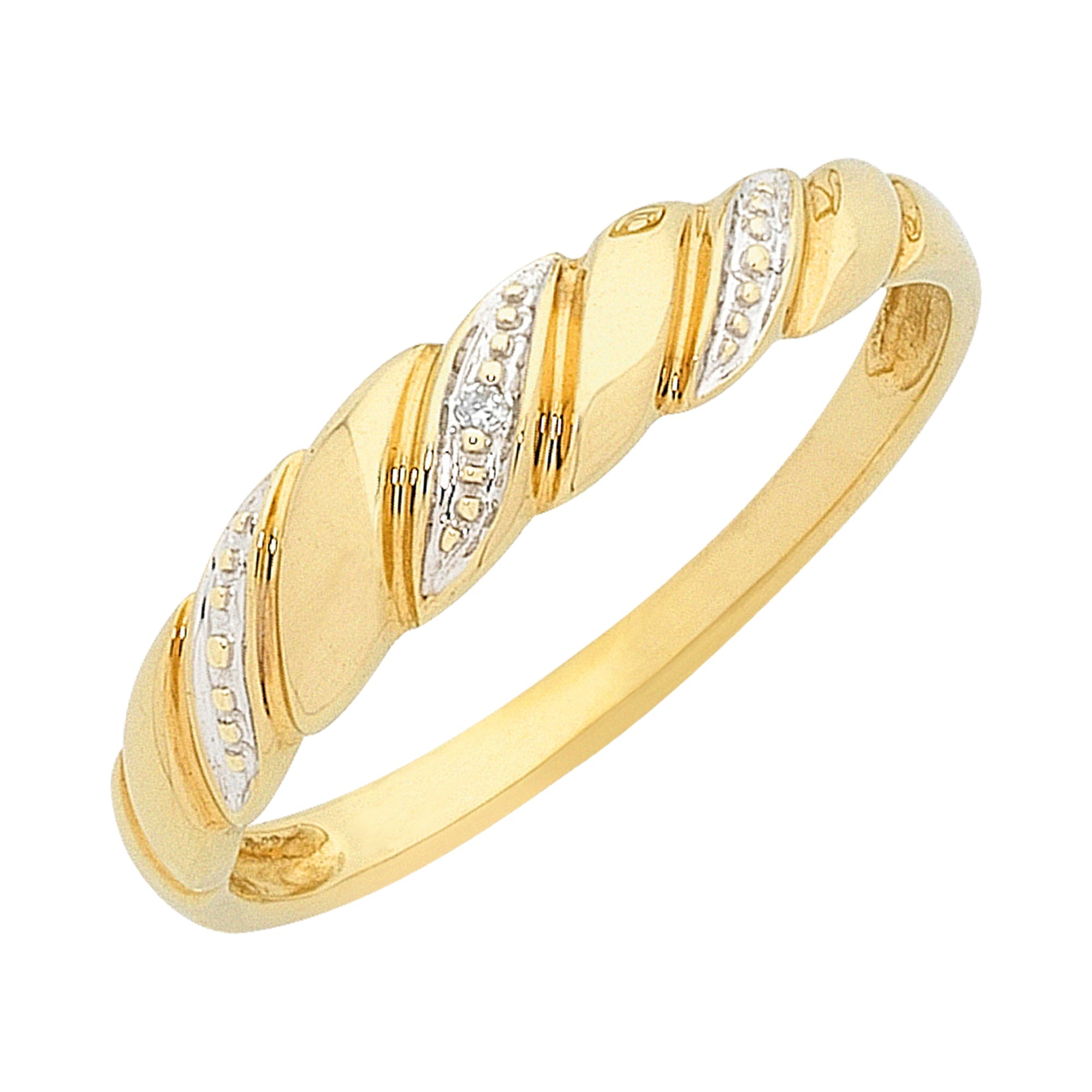 9ct Gold Diamond Ring