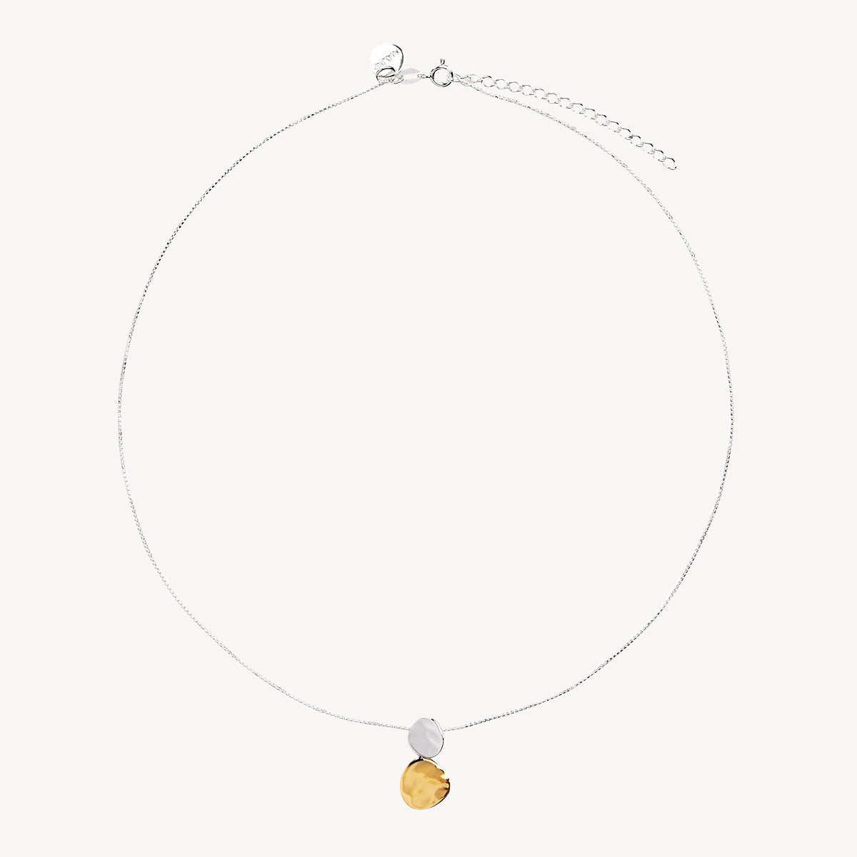 Najo Shard Double Disk Necklace