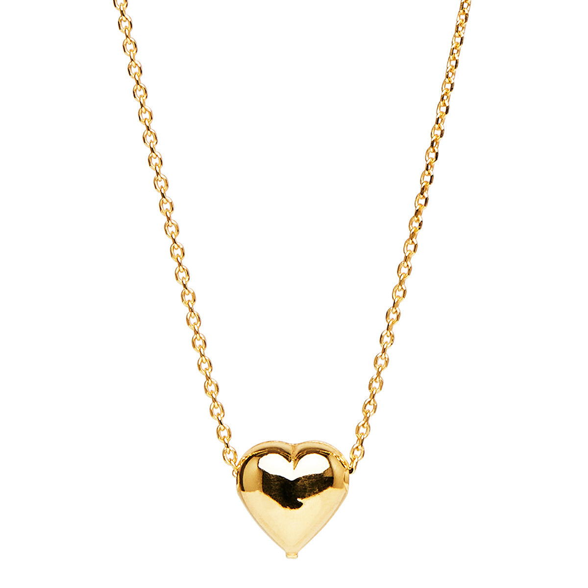 NAJO Amore Yellow Gold Charm Necklace (45cm)