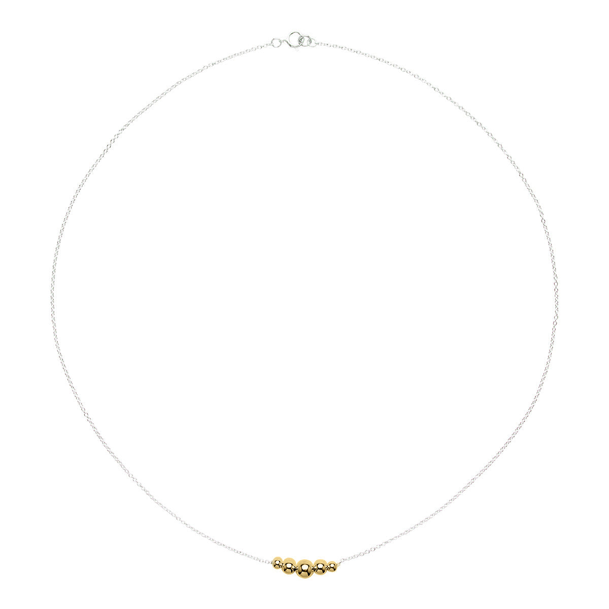NAJO Oliva Two-Tone Necklace (45cm+ext)