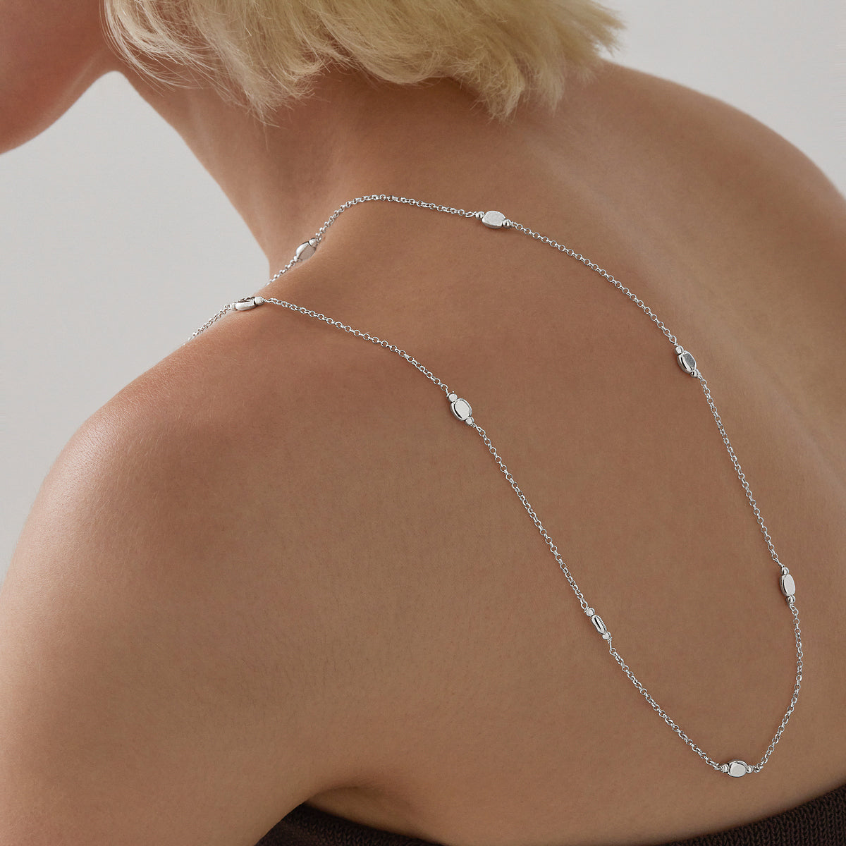 Najo Volare Necklace - Sterling Silver (80 cm)