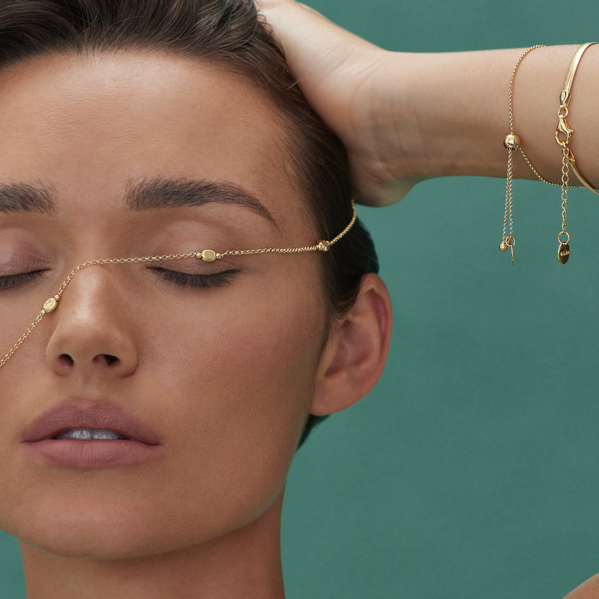 Najo Volare Necklace - Yellow Gold (80 cm)