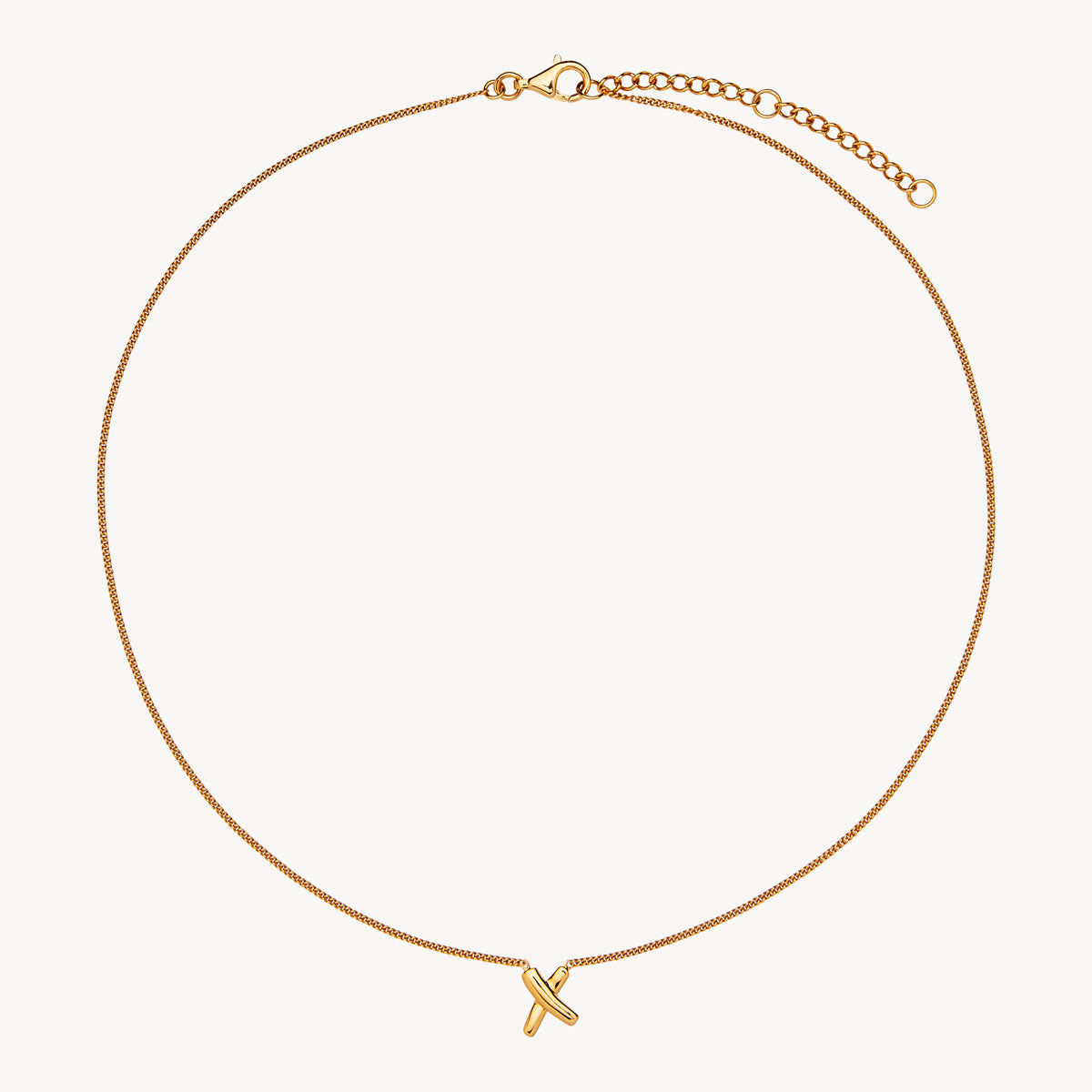 Najo Bisous Necklace - Yellow Gold