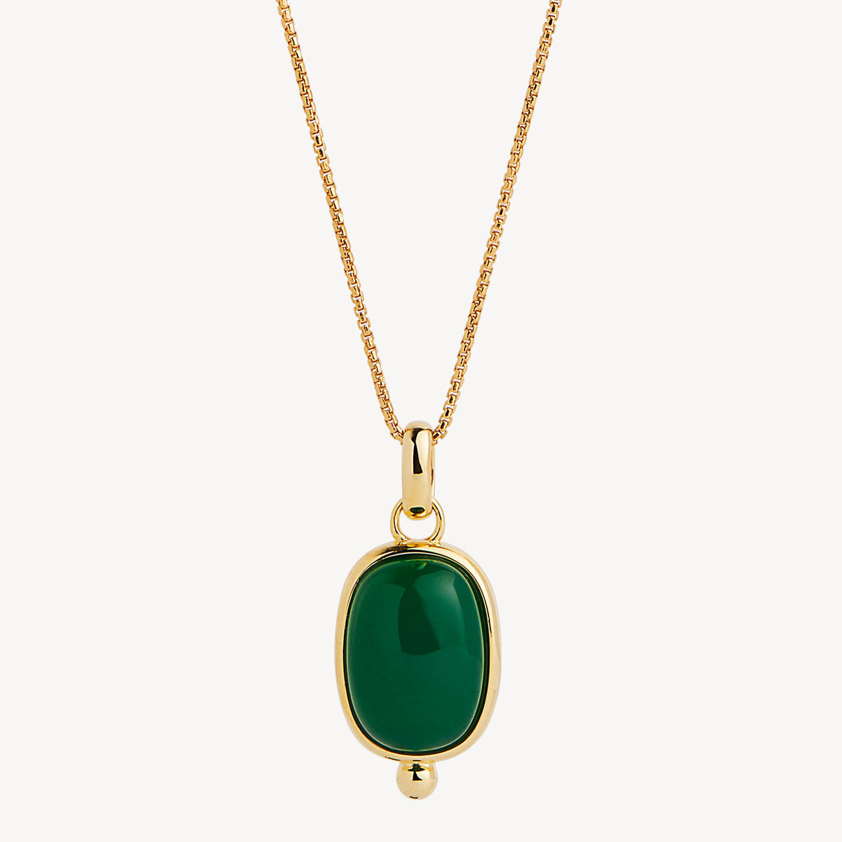 Najo Fleur Green Onyx Pendant