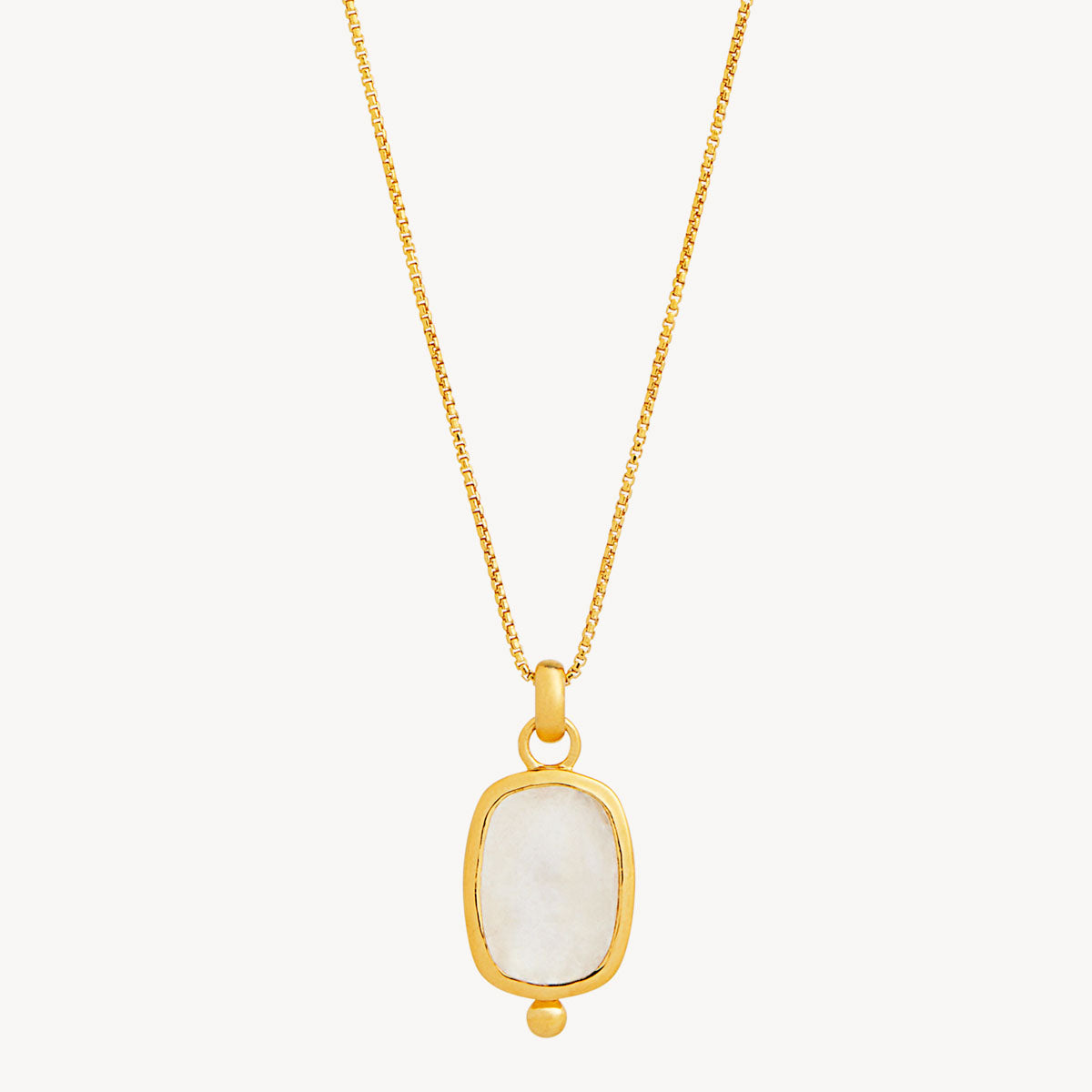 Najo Fleur Rainbow Moonstone Pendant
