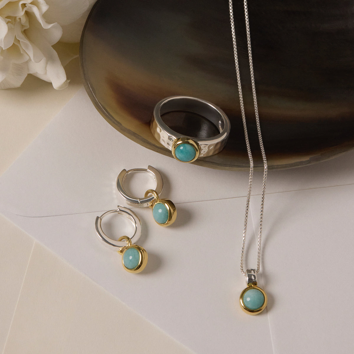 Najo Solace 2-Tone Amazonite Necklace