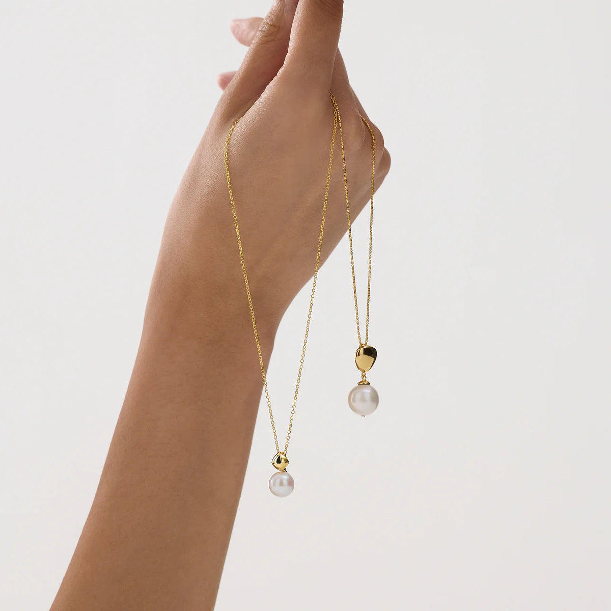 Najo Mirage Pearl Necklace - Yellow Gold