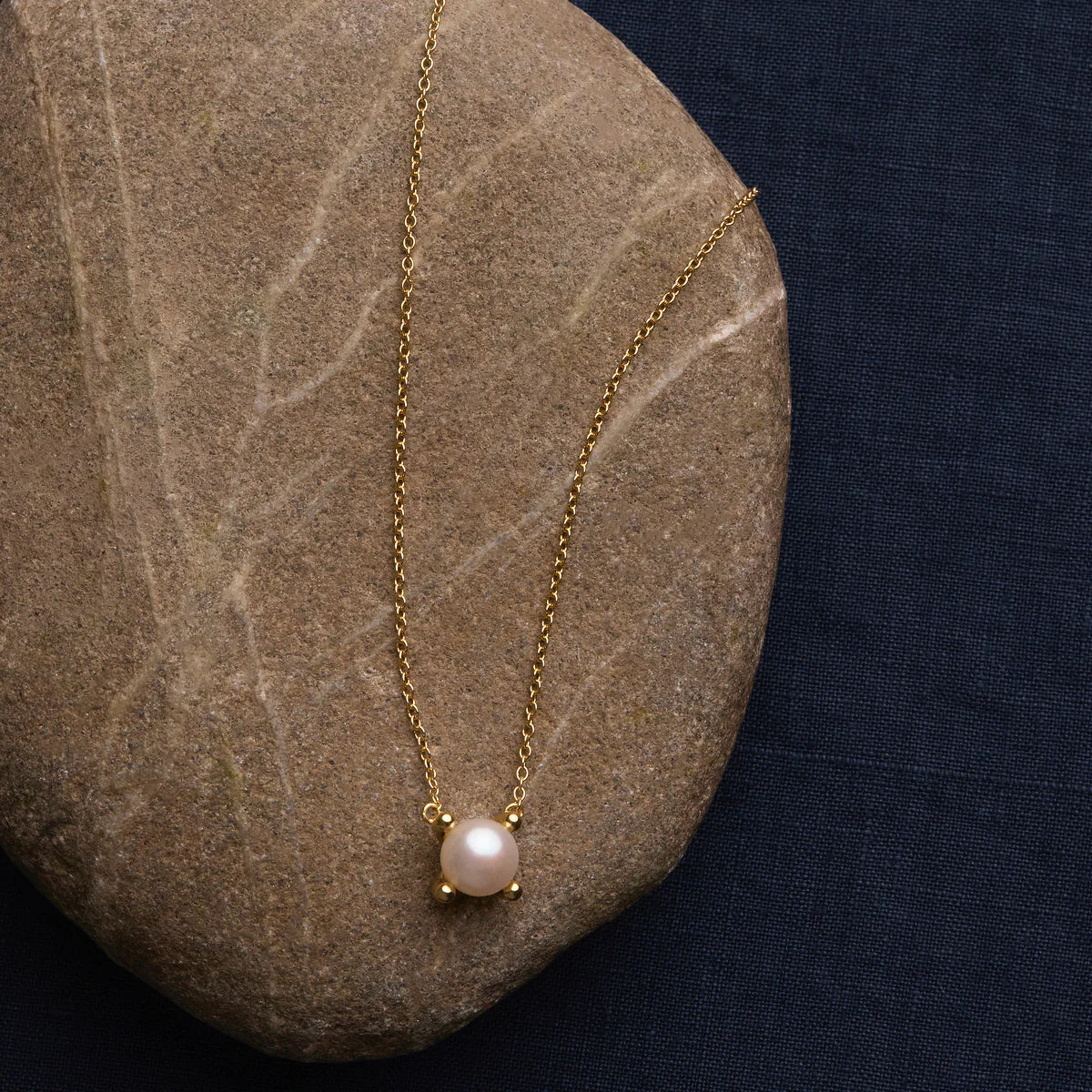 Najo Moana Yellow Gold Pearl Necklace