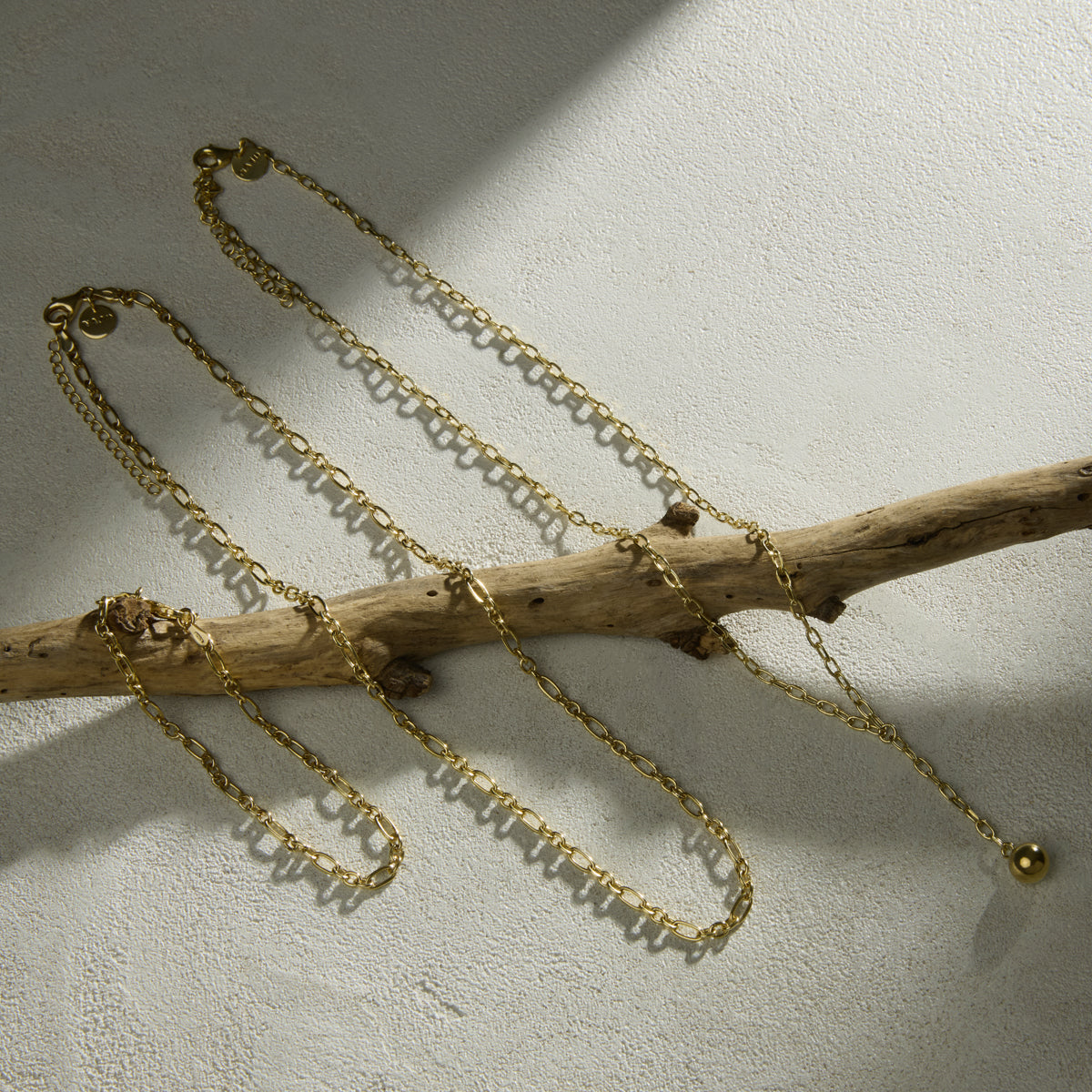 Najo Aurora Necklace - Yellow Gold