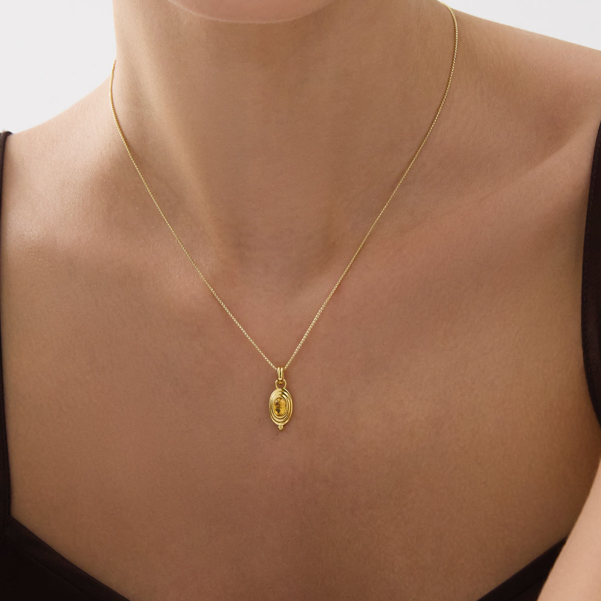 Najo Horizon Citrine Necklace