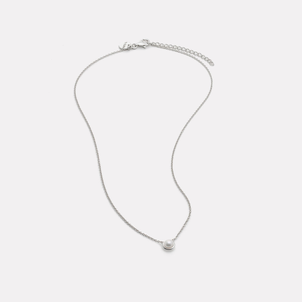 Najo Moonbeam Pearl Necklace - Sterling Silver