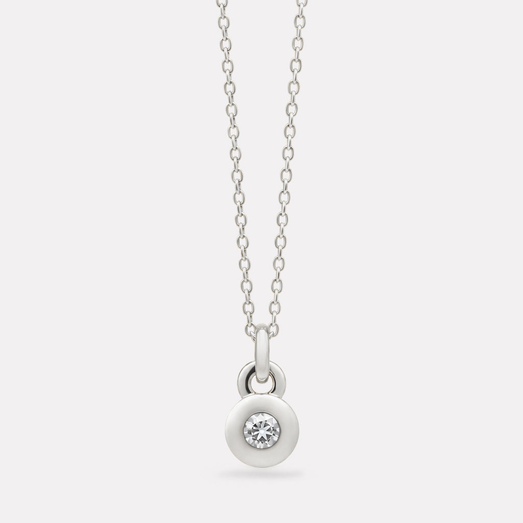 NAJO April Birthstone Necklace – Sterling Silver