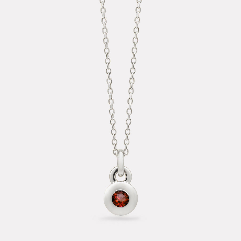 NAJO January Birthstone Necklace – Sterling Silver