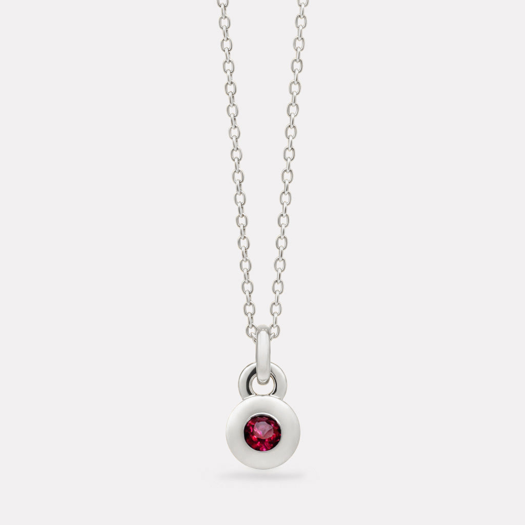 NAJO July Birthstone Necklace – Sterling Silver