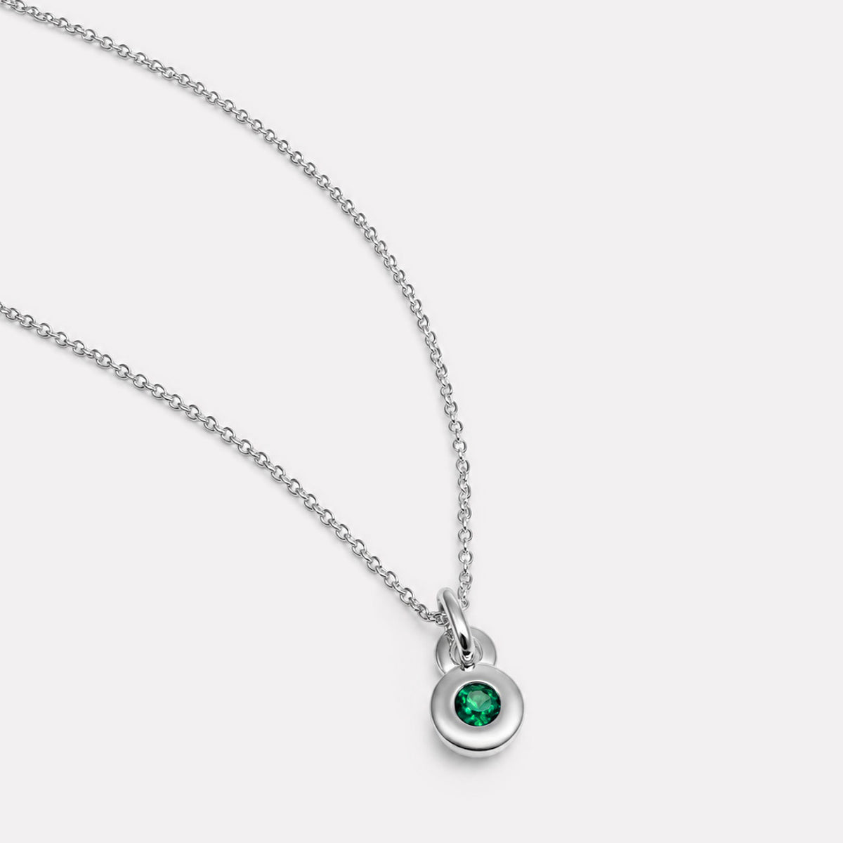 NAJO May Birthstone Necklace – Sterling Silver