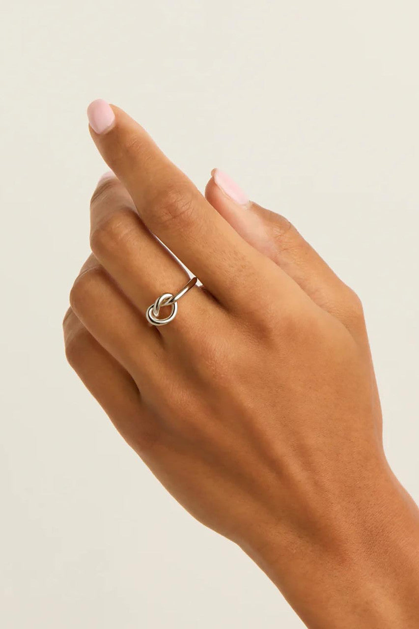 Najo Nature's Knot Silver Ring - Medium