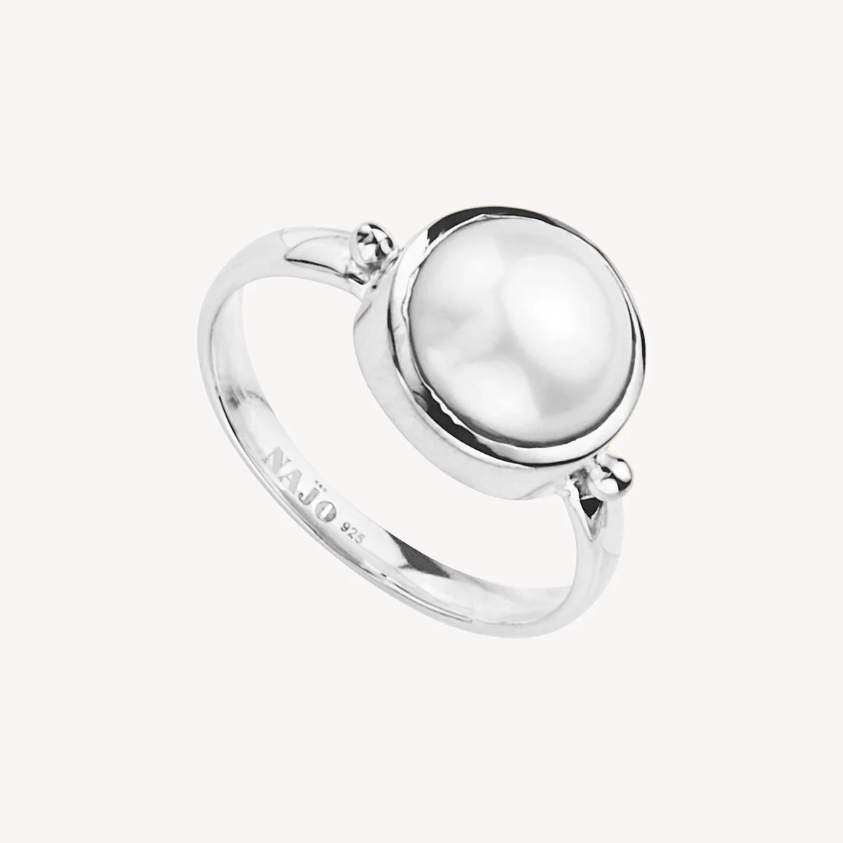 Najo Garland Pearl Ring (Medium) - Sterling Silver