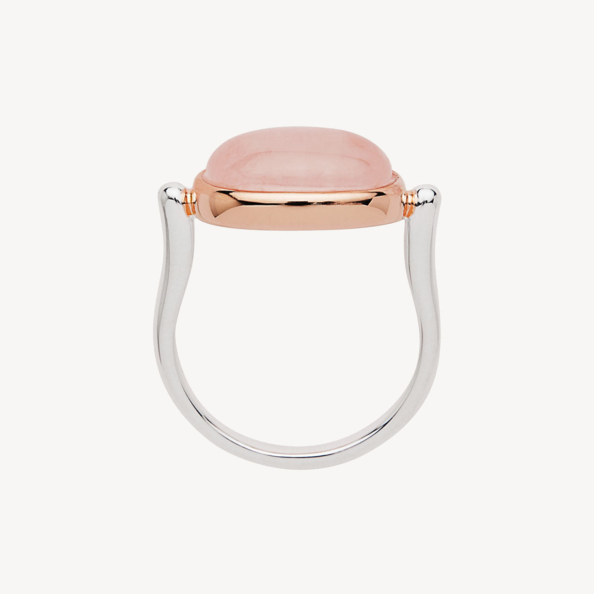 Najo Fleur Rose Quartz Ring - Medium
