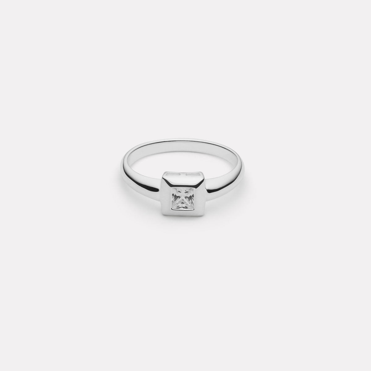 Najo Halo Cubic Zirconia Ring - Small